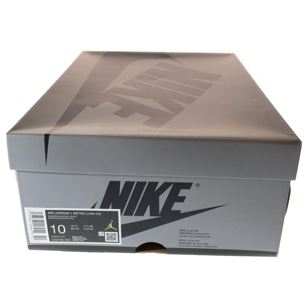 NIKE(ナイキ) AIR JORDAN 1 RETRO LOW OG SHADOW エアジョーダン1シャドウ ローカットスニーカー ブラック/グレー US10/28.0cm CZ0790-003
