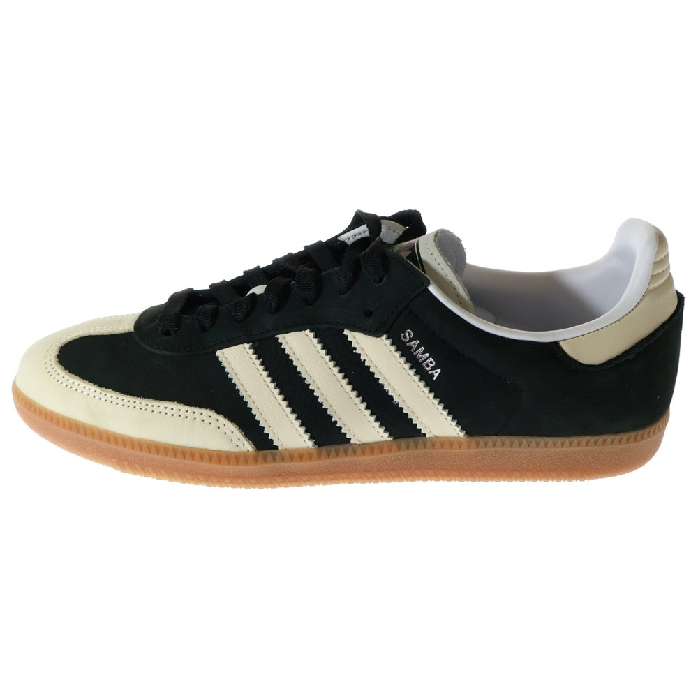 adidas(アディダス) SAMBA OG W サンバ オージー ローカットスニーカー ブラック/ベージュ US11/28.0cm IE5836