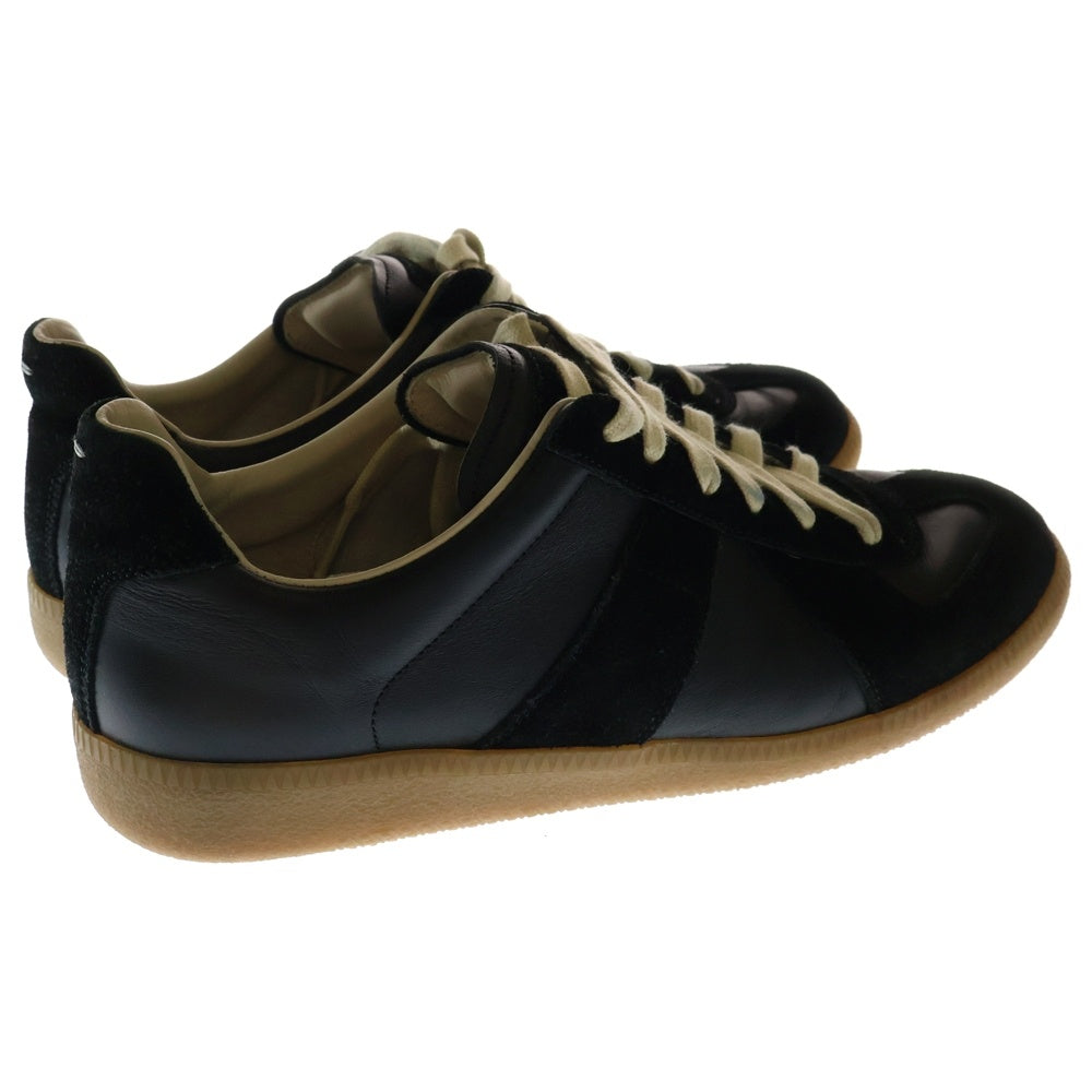 Maison Margiela 22(メゾンマルジェラ) REPLICA ジャーマントレーナー スエード ローカットスニーカー S57WS0236 ブラック
