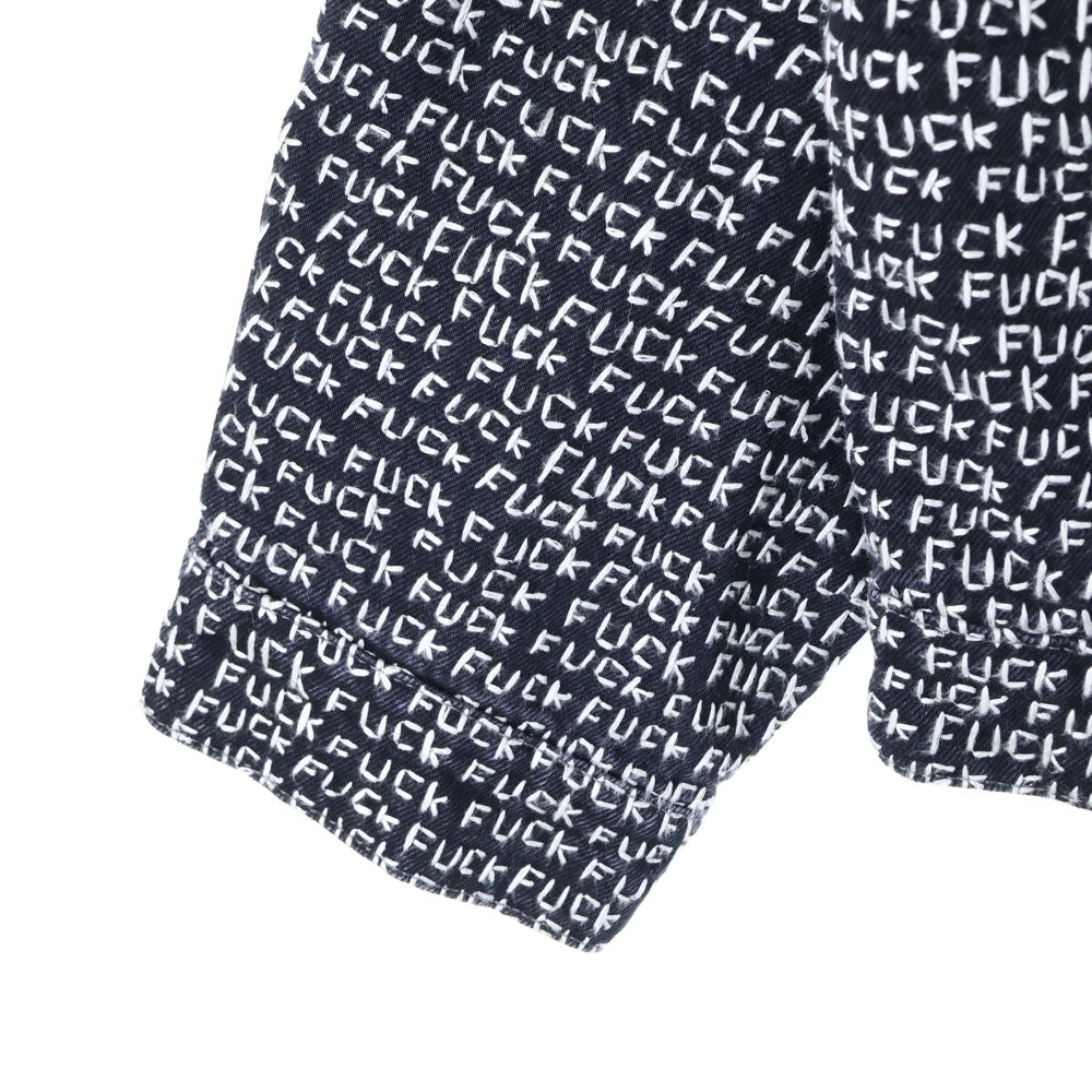 SUPREME(シュプリーム) 25SS Fuck Stitch Denim Trucker Jacket ファックステッチ デニムトラッカージャケット ブラック