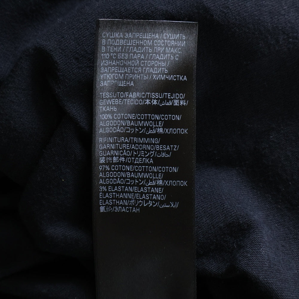 BALENCIAGA(バレンシアガ) 23SS DIY College T-Shirt カレッジロゴプリント 半袖 Tシャツ 739784 TOVK1 ブラック