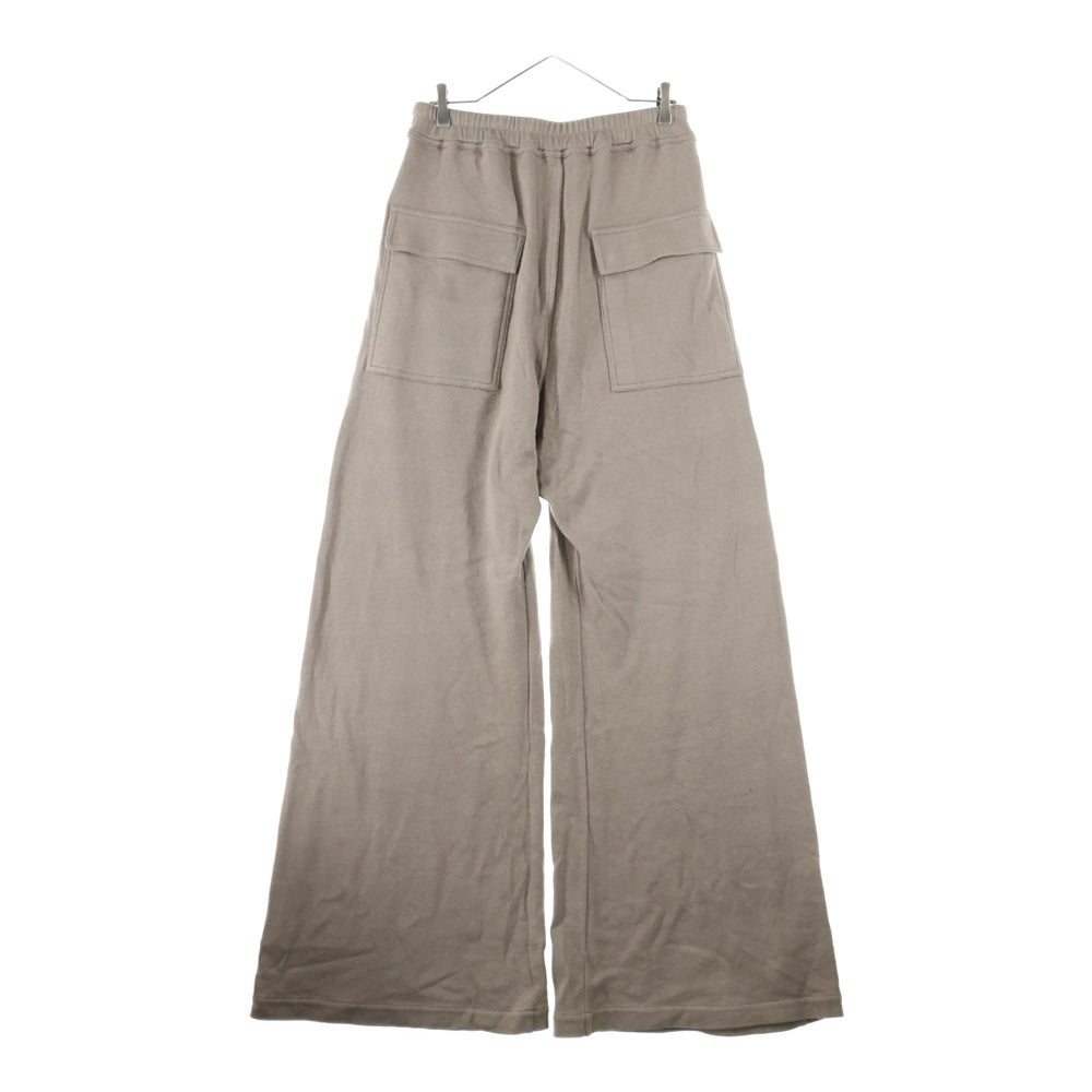 Rick Owens(リックオウエンス) ×MONCLER モンクレール ロゴパッチ ベラバギーパンツ スウェットパンツ ブラウン J209N8H00002