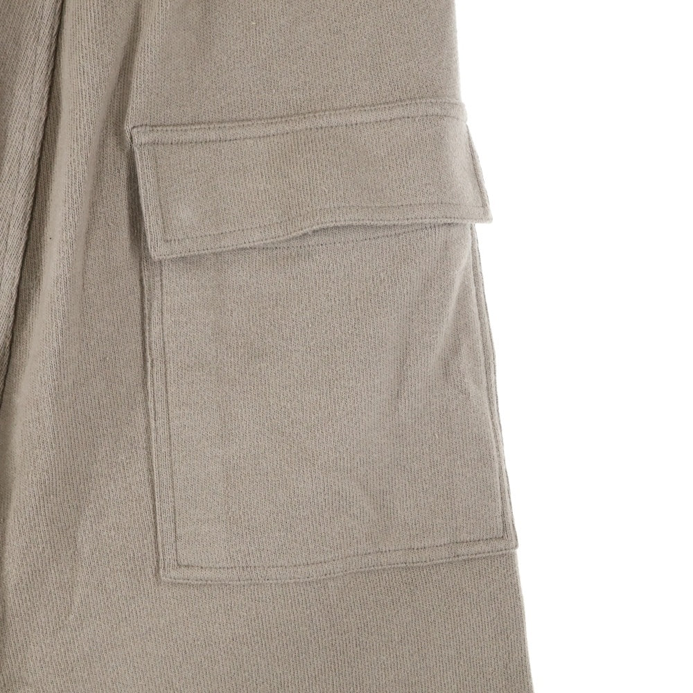 Rick Owens(リックオウエンス) ×MONCLER モンクレール ロゴパッチ ベラバギーパンツ スウェットパンツ ブラウン J209N8H00002