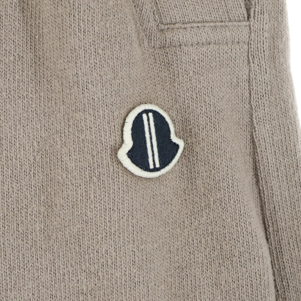Rick Owens(リックオウエンス) ×MONCLER モンクレール ロゴパッチ ベラバギーパンツ スウェットパンツ ブラウン J209N8H00002