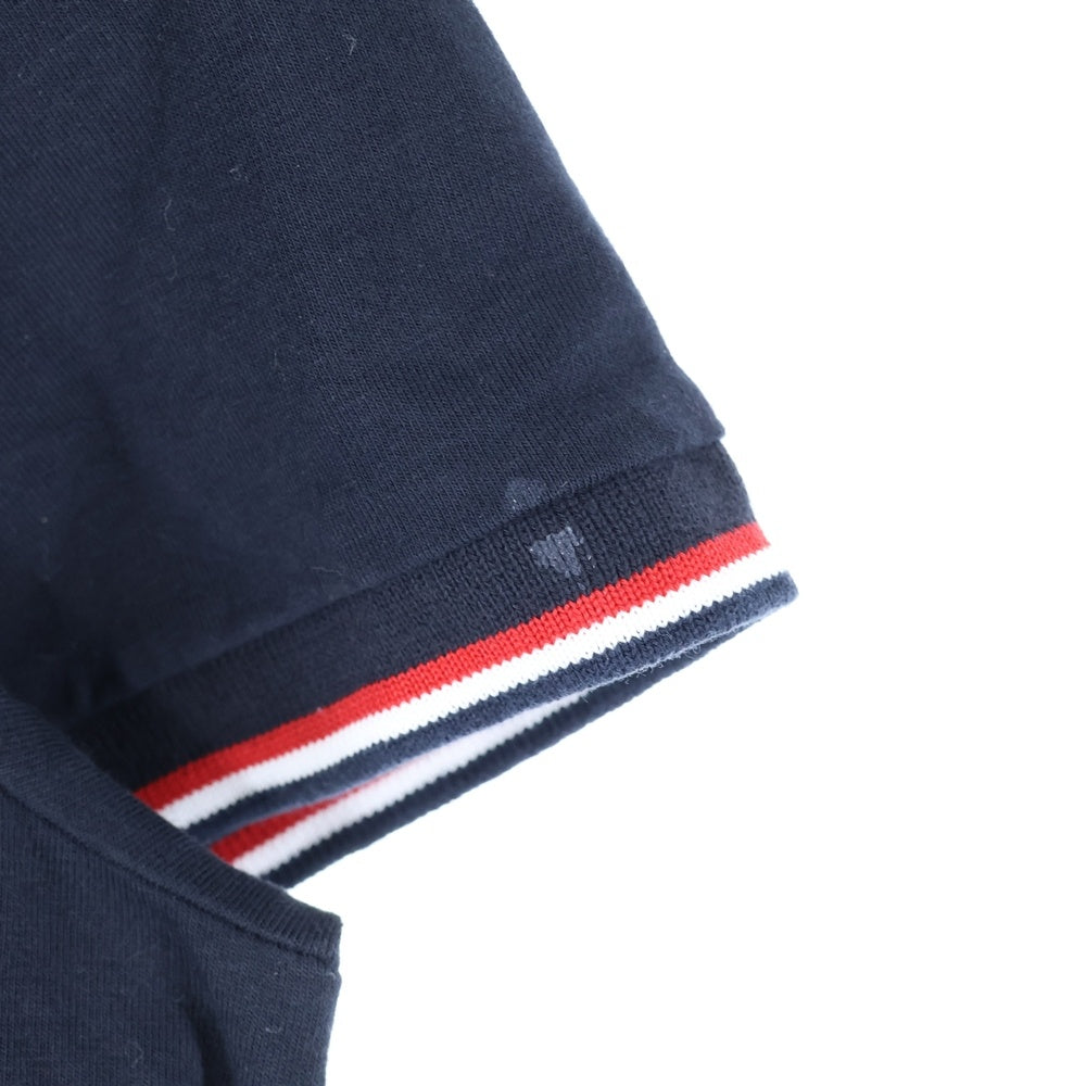 MONCLER(モンクレール) ロゴワッペン クルーネック半袖Tシャツ カットソー ブラック I10918C71600