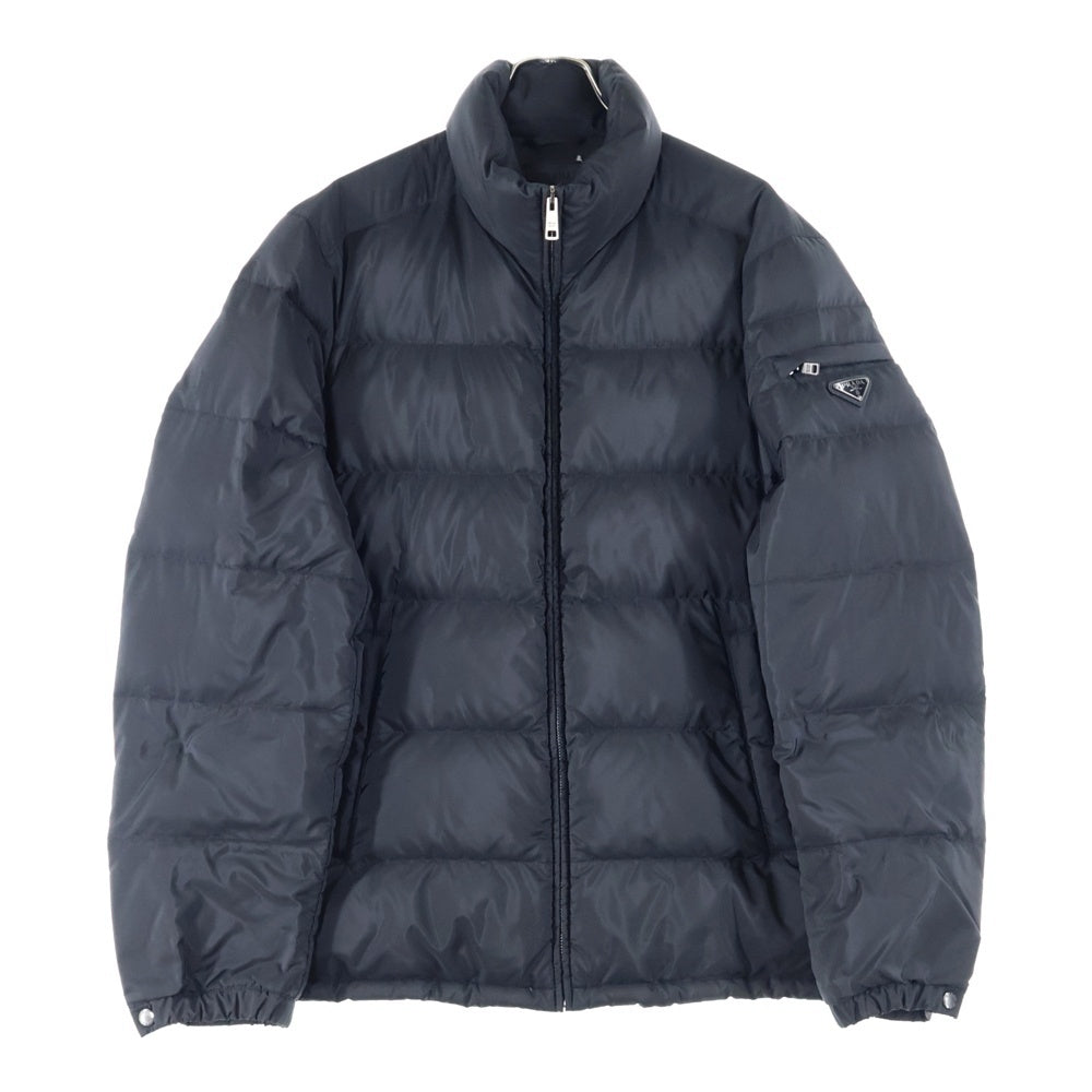PRADA(プラダ) Nylon Down Jacket リナイロン トライアングルロゴ ダウンジャケット ブラック SGY091 R132 1060