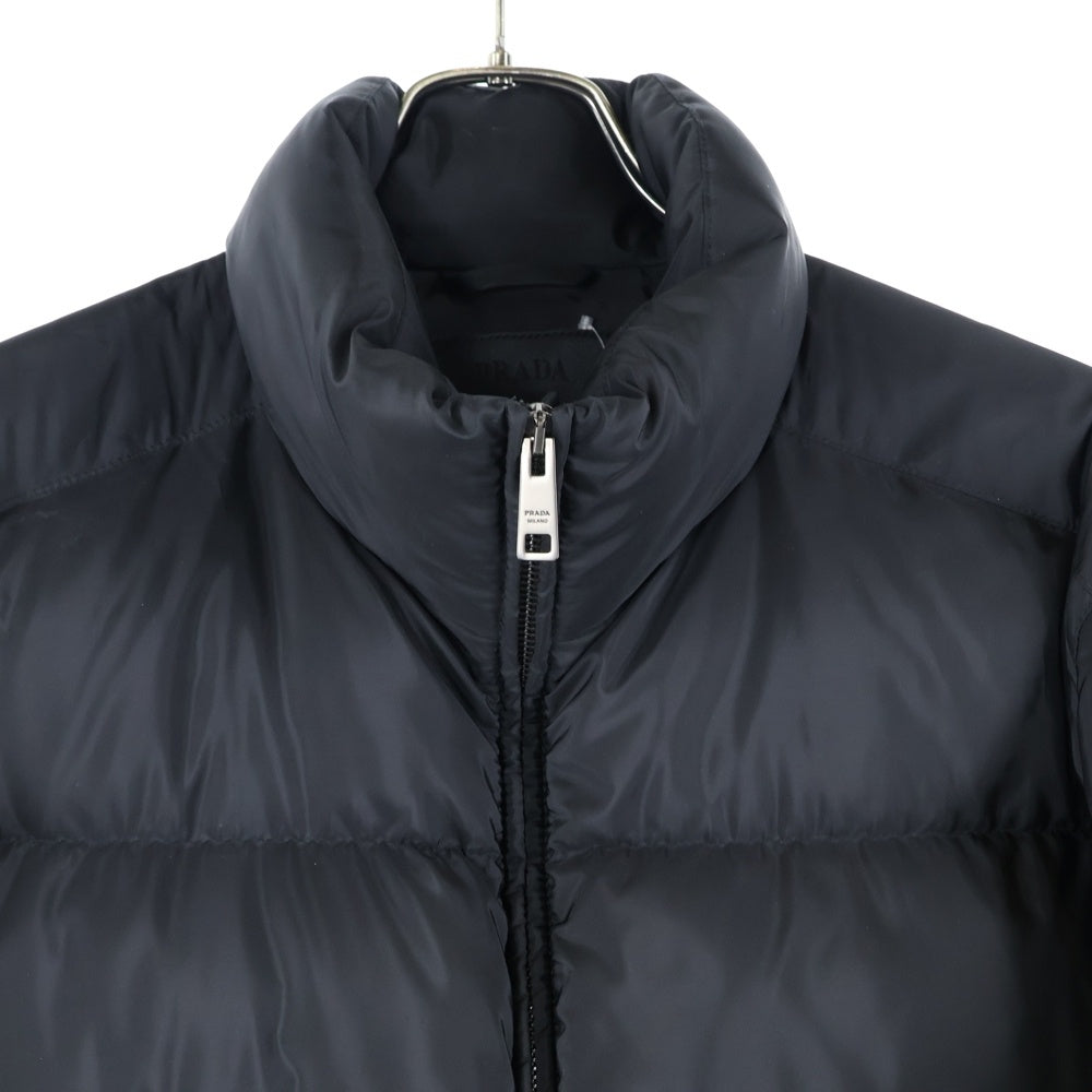 PRADA(プラダ) Nylon Down Jacket リナイロン トライアングルロゴ ダウンジャケット ブラック SGY091 R132 1060