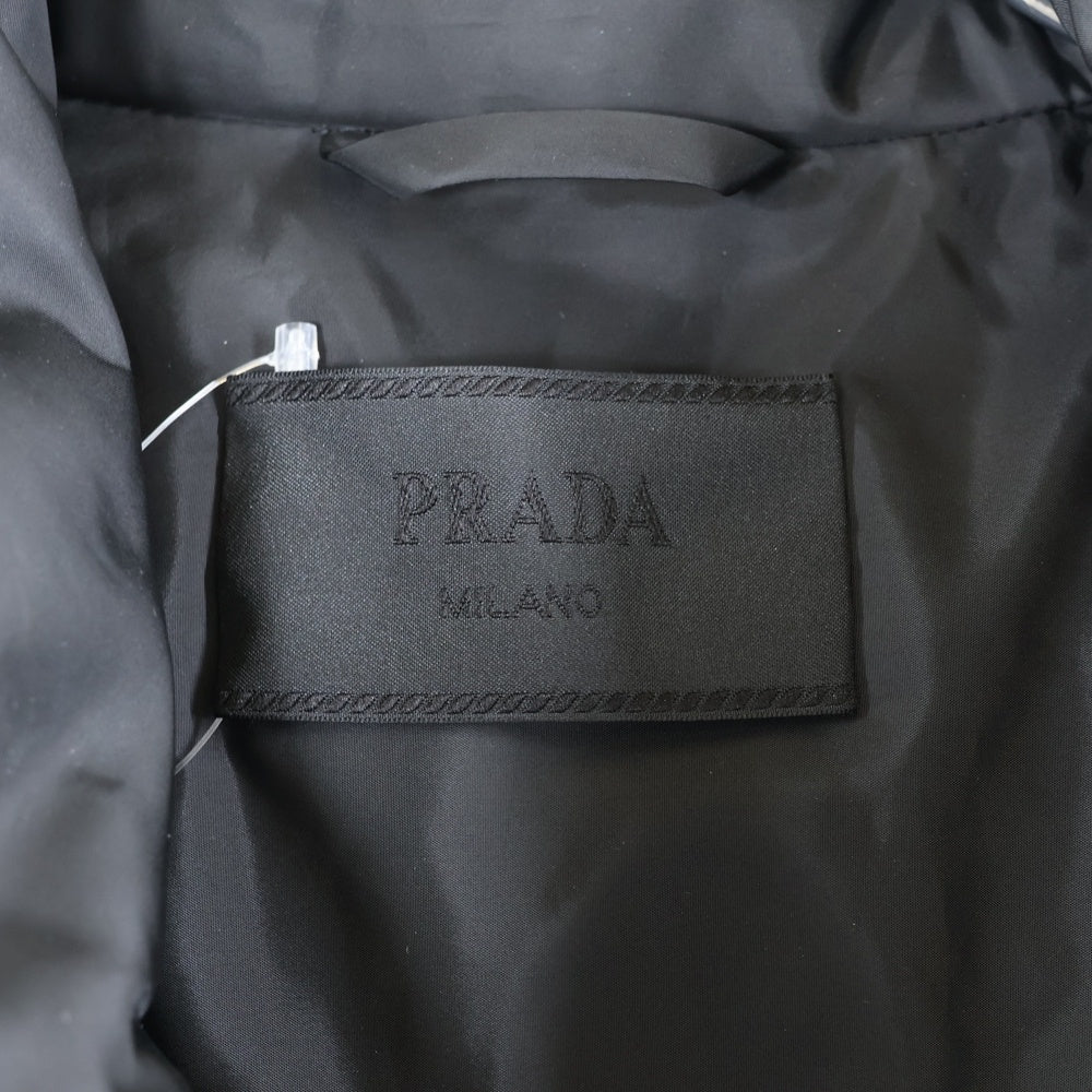 PRADA(プラダ) Nylon Down Jacket リナイロン トライアングルロゴ ダウンジャケット ブラック SGY091 R132 1060
