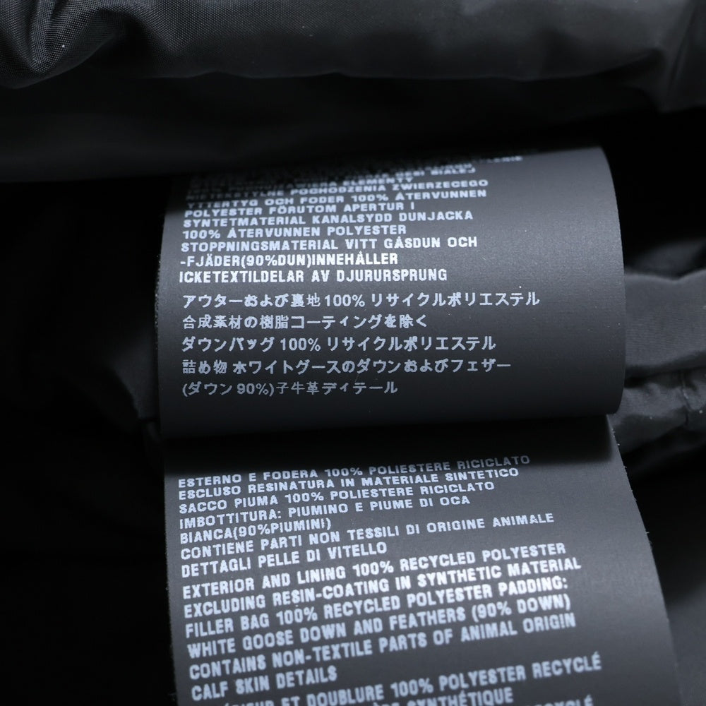 PRADA(プラダ) Nylon Down Jacket リナイロン トライアングルロゴ ダウンジャケット ブラック SGY091 R132 1060