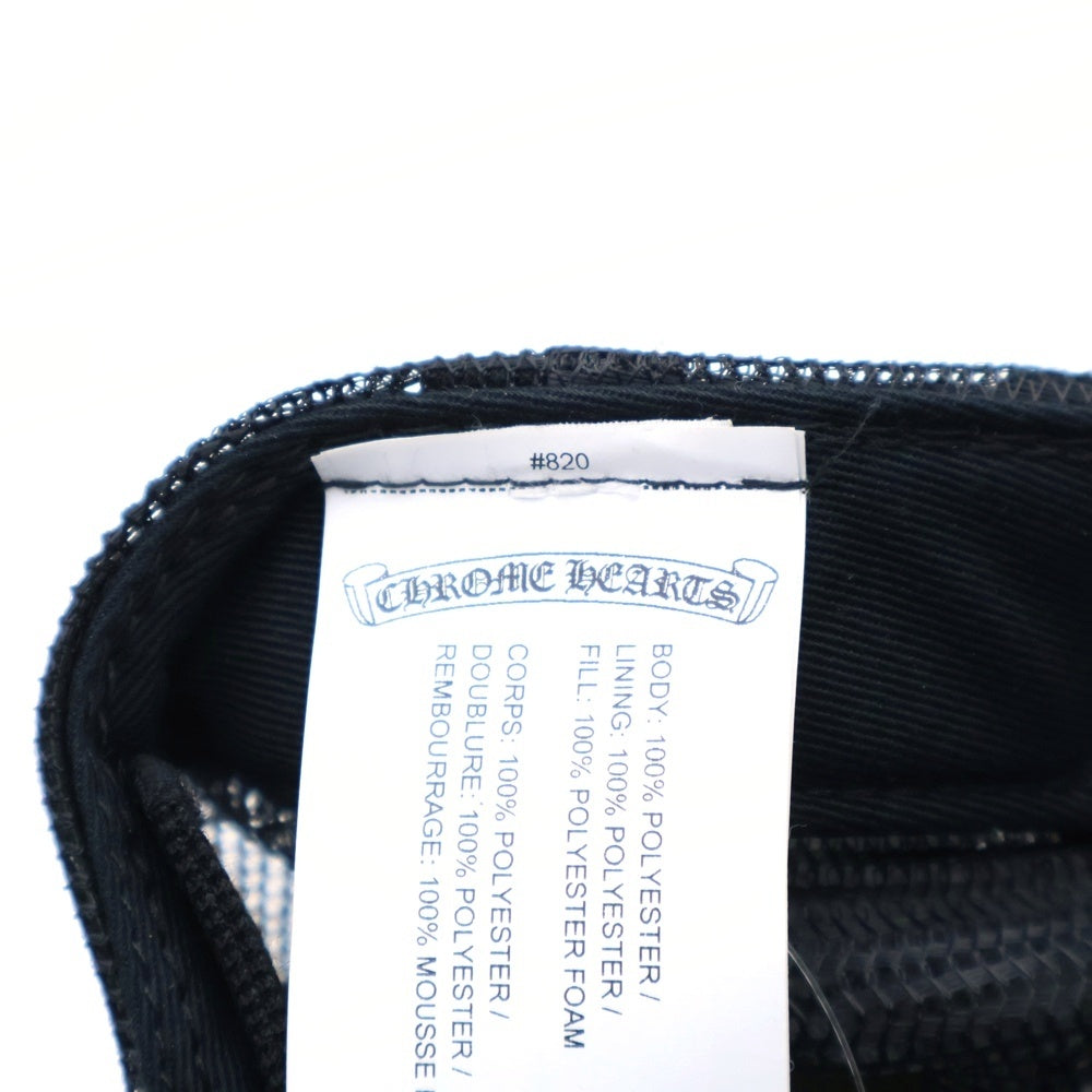 CHROME HEARTS(クロムハーツ) TRUCKER CAP セメタリークロス 迷彩 トラッカーキャップ 帽子 ブラック