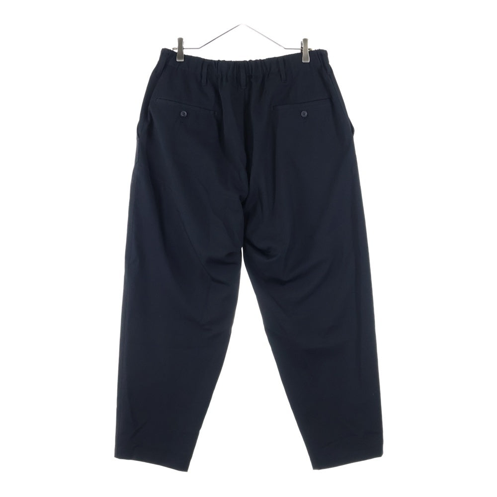 Yohji Yamamoto POUR HOMME(ヨウジヤマモト プールオム) WOOL GABARDINE DOUBLE STITCH PANTS HM-P06-100 ウールギャバジン ロング パンツ ブラック