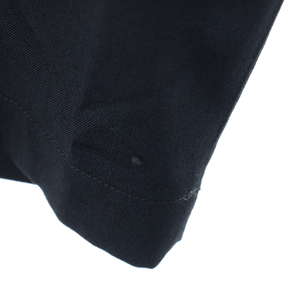 Yohji Yamamoto POUR HOMME(ヨウジヤマモト プールオム) WOOL GABARDINE DOUBLE STITCH PANTS HM-P06-100 ウールギャバジン ロング パンツ ブラック