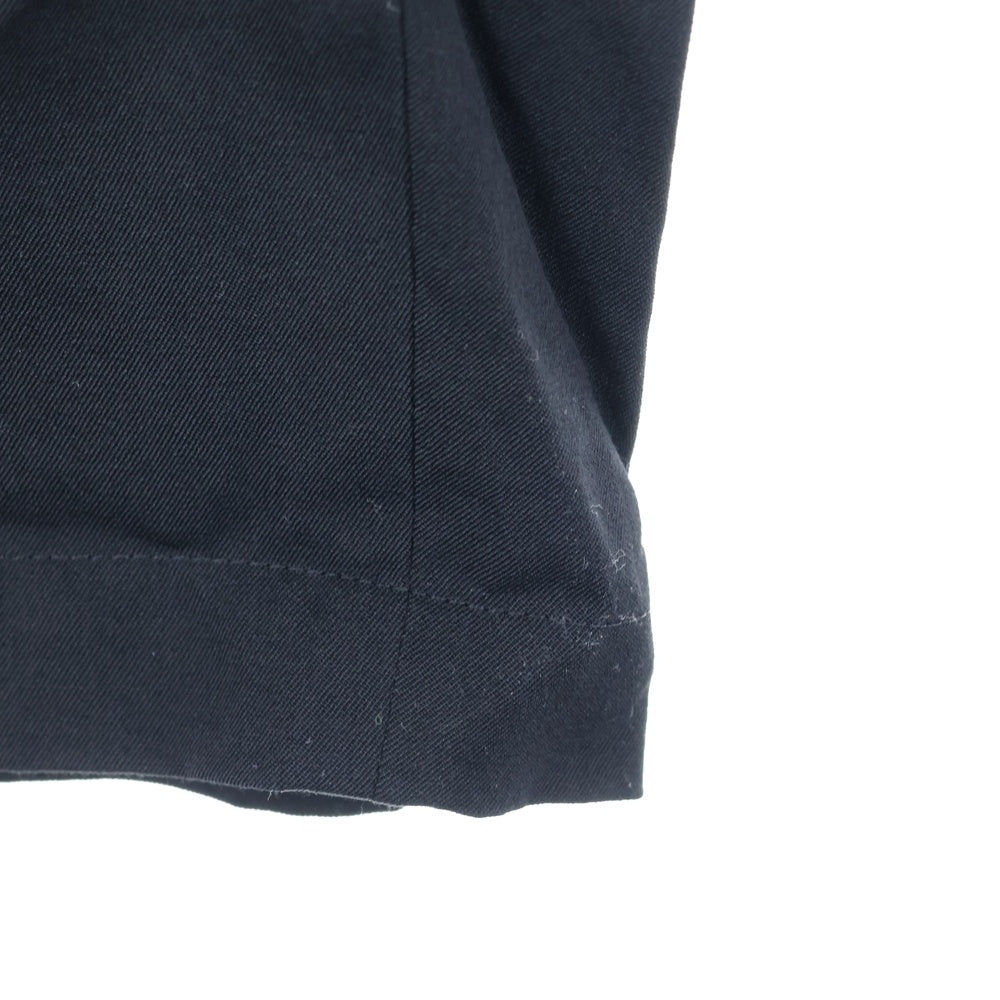 Yohji Yamamoto POUR HOMME(ヨウジヤマモト プールオム) 18AWウールギャバタックロングパンツ HV-P23-100 ブラック