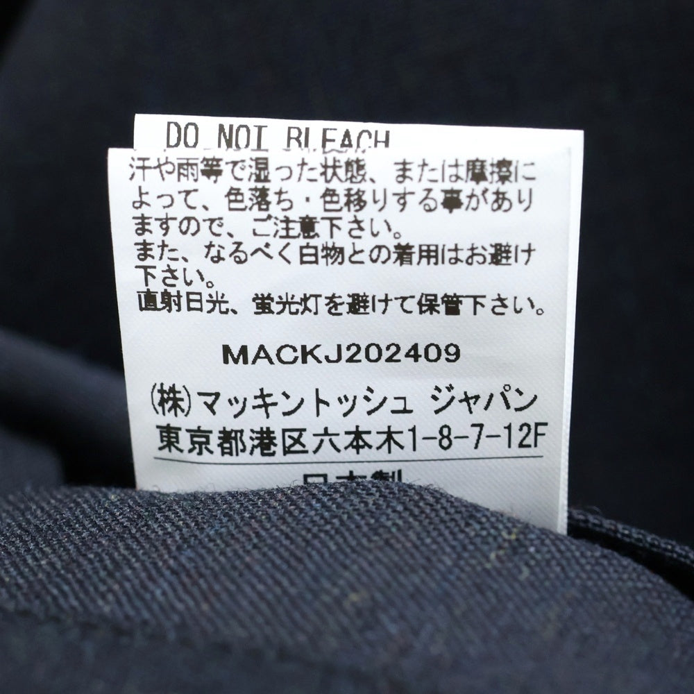 MACKINTOSH(マッキントッシュ) EDIFICE別注 CARRON EX ウールボタンアップジャケット G251HI1087EXOF ダークネイビー