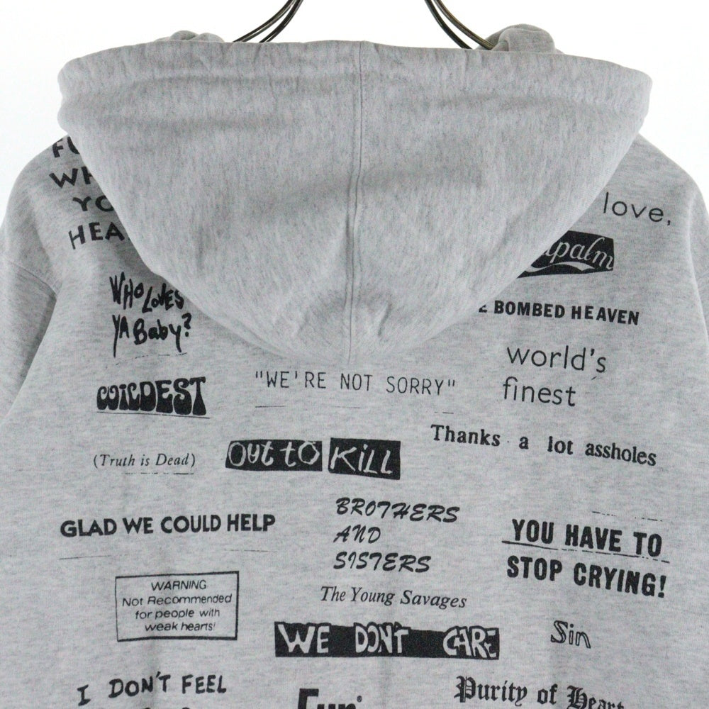 SUPREME(シュプリーム) 23AW Catwoman Hooded Sweatshirt キャットウーマン スウェット プルオーバーパーカー グレー
