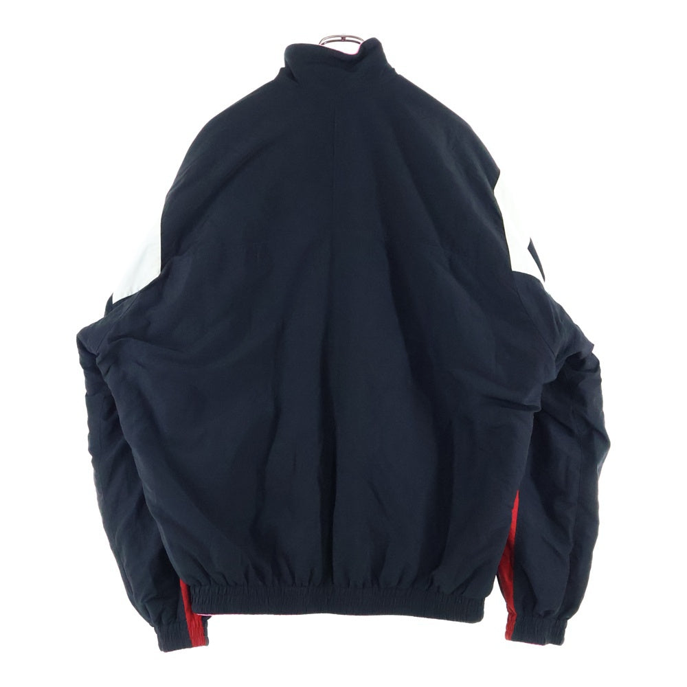 BALENCIAGA(バレンシアガ) Sporty B Reversible Track Jacket ロゴ刺繍 リバーシブルトラックジャケット ナイロンジャケット フリースジャケット ブラック/ピンク681445 TKO48