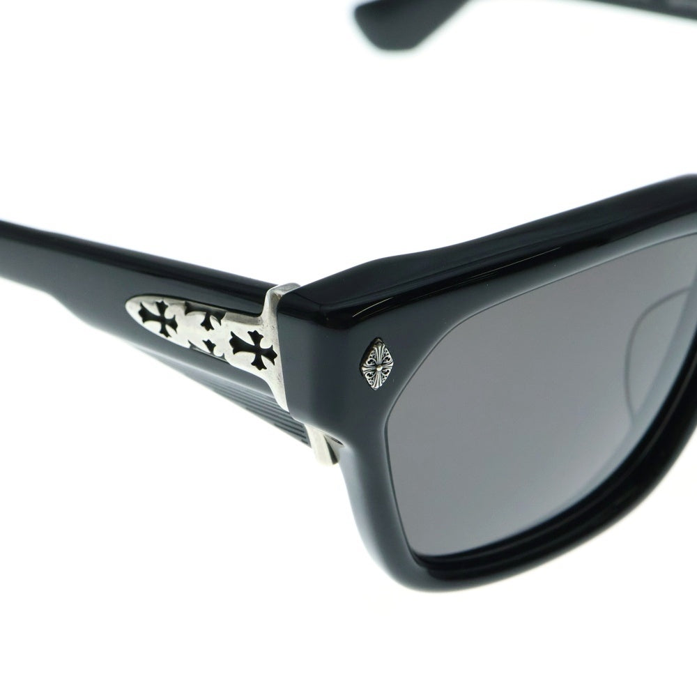 CHROME HEARTS(クロムハーツ) SNIFFER クロステンプル アイウェア サングラス 眼鏡 ブラック