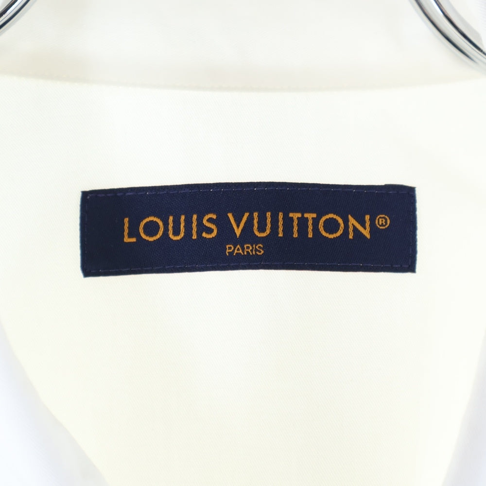 LOUIS VUITTON(ルイヴィトン) 25AW モノグラムコットン 半袖シャツ ホワイト RM252MQ IKE HTS48W