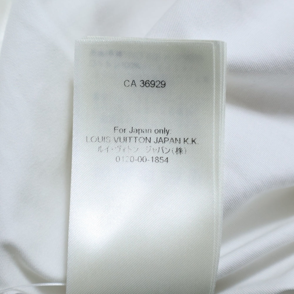 LOUIS VUITTON(ルイヴィトン) 25AW モノグラムコットン 半袖シャツ ホワイト RM252MQ IKE HTS48W