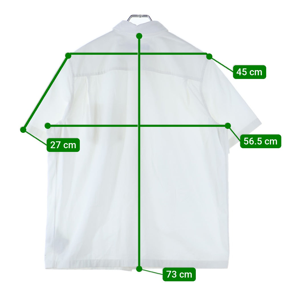 LOUIS VUITTON(ルイヴィトン) 25AW モノグラムコットン 半袖シャツ ホワイト RM252MQ IKE HTS48W