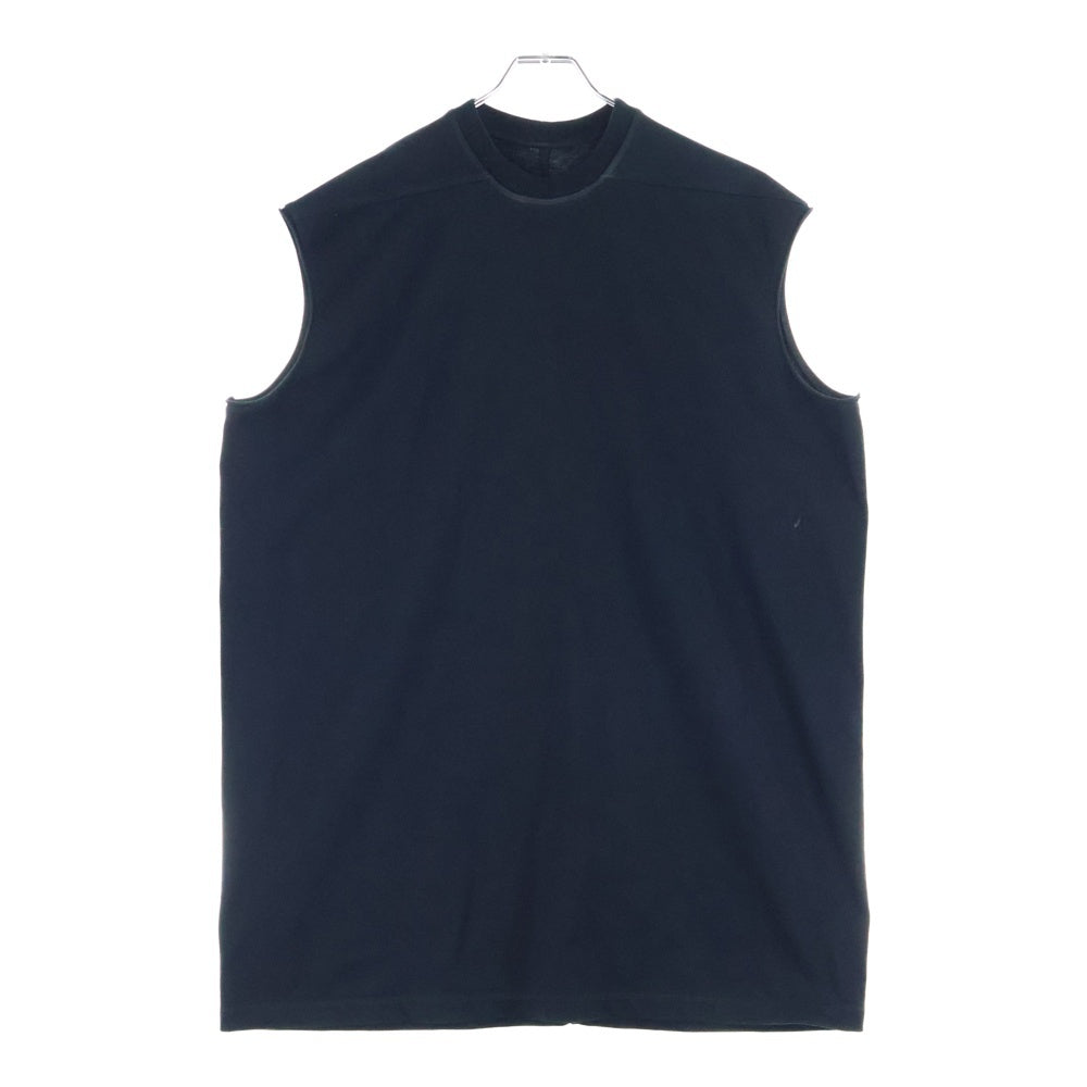 Rick Owens(リックオウエンス) 24SS TARP T ノースリーブ オーバーサイズカットソー タンクトップ ブラック RU01B1160‐BA