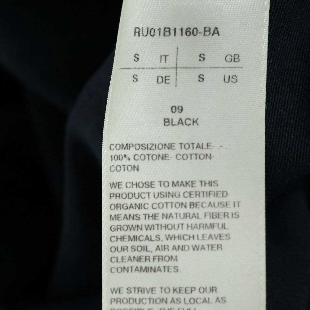 Rick Owens(リックオウエンス) 24SS TARP T ノースリーブ オーバーサイズカットソー タンクトップ ブラック RU01B1160‐BA