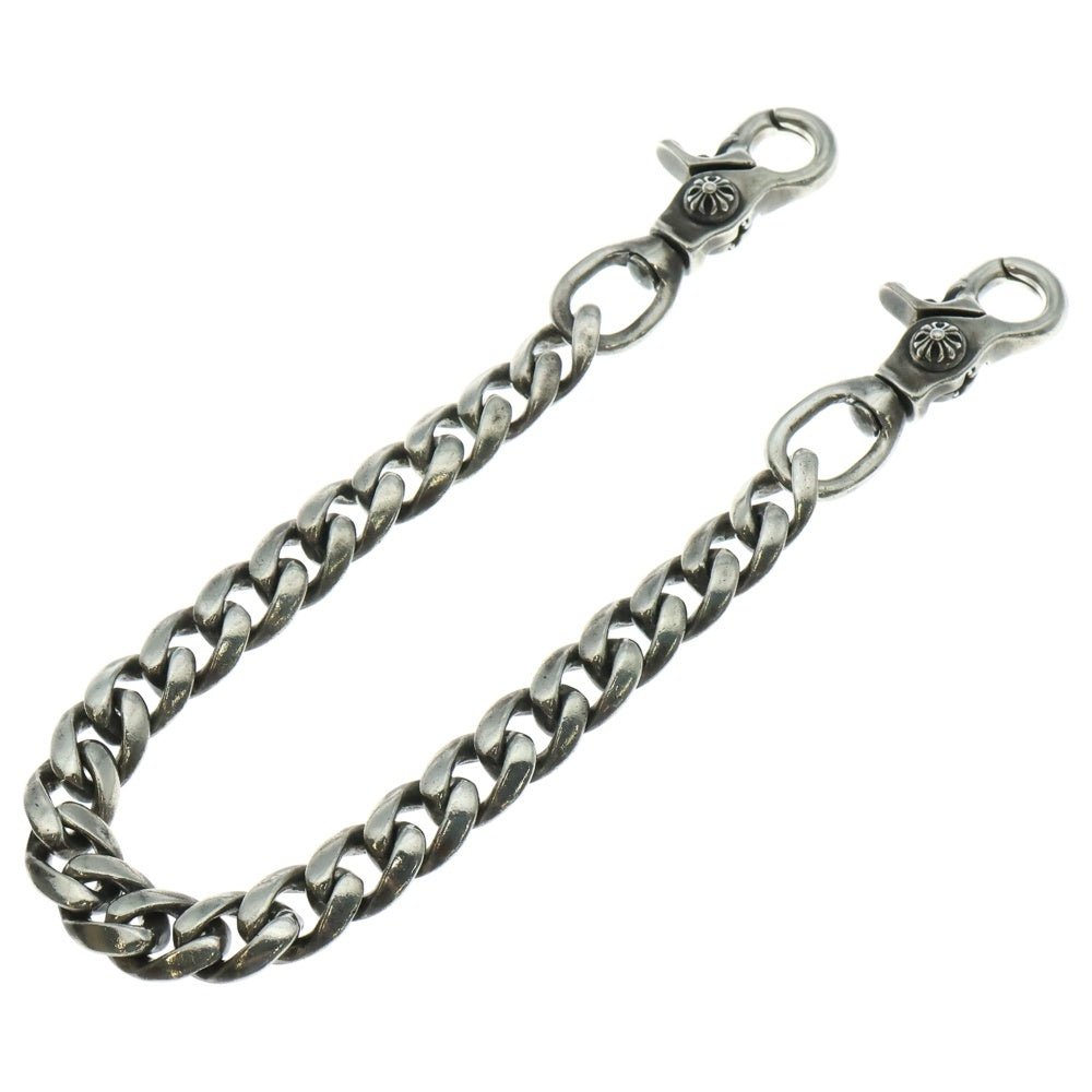CHROME HEARTS(クロムハーツ) CLASSIC SHORT-T/ 2クリップショートクラシック ウォレットチェーン シルバー BCA068