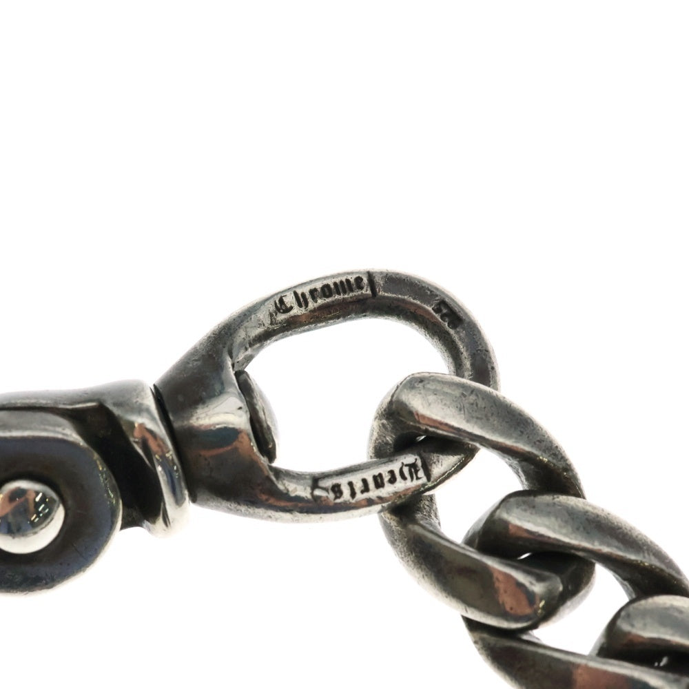 CHROME HEARTS(クロムハーツ) CLASSIC SHORT-T/ 2クリップショートクラシック ウォレットチェーン シルバー BCA068