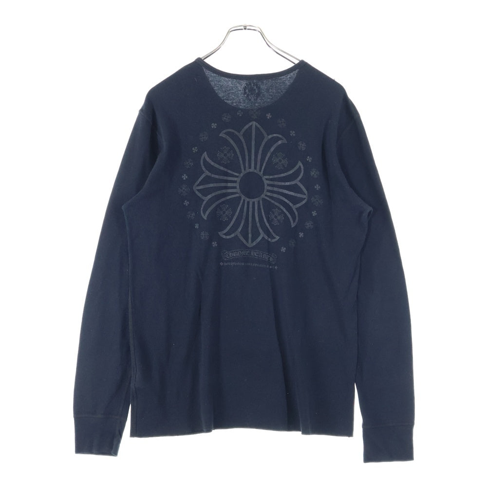 CHROME HEARTS(クロムハーツ) CH PLS THERMAL L/S TEE CHプラスプリント サーマル長袖Tシャツ カットソー ブラック