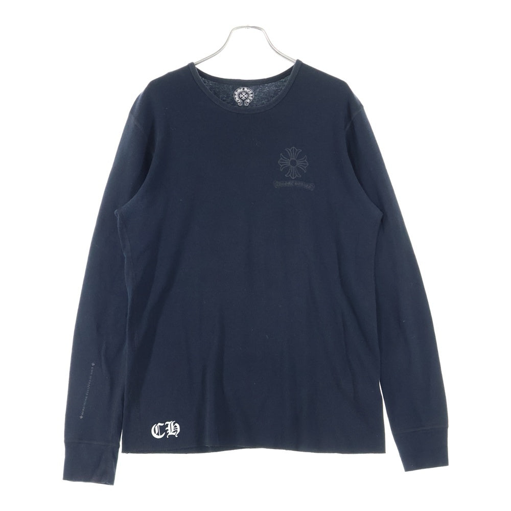 CHROME HEARTS(クロムハーツ) CH PLS THERMAL L/S TEE CHプラスプリント サーマル長袖Tシャツ カットソー ブラック