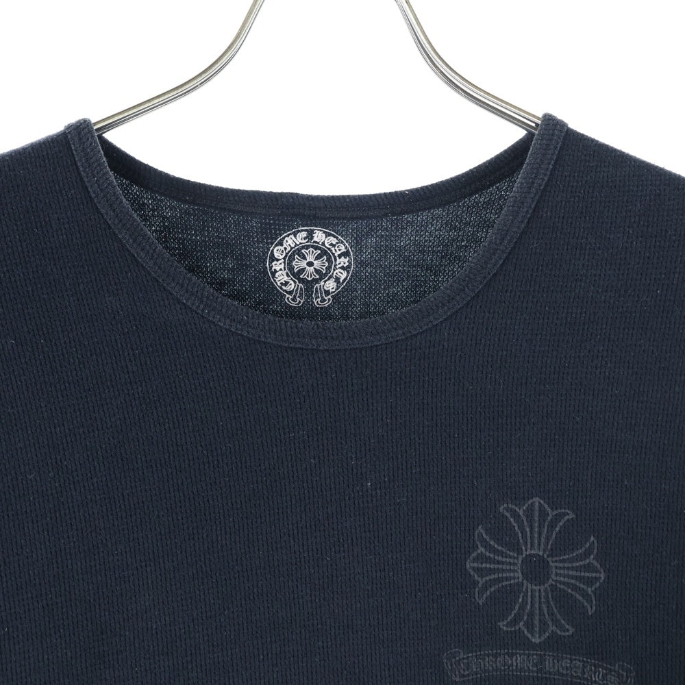 CHROME HEARTS(クロムハーツ) CH PLS THERMAL L/S TEE CHプラスプリント サーマル長袖Tシャツ カットソー ブラック