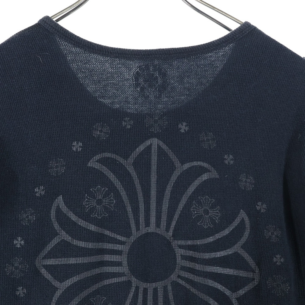 CHROME HEARTS(クロムハーツ) CH PLS THERMAL L/S TEE CHプラスプリント サーマル長袖Tシャツ カットソー ブラック