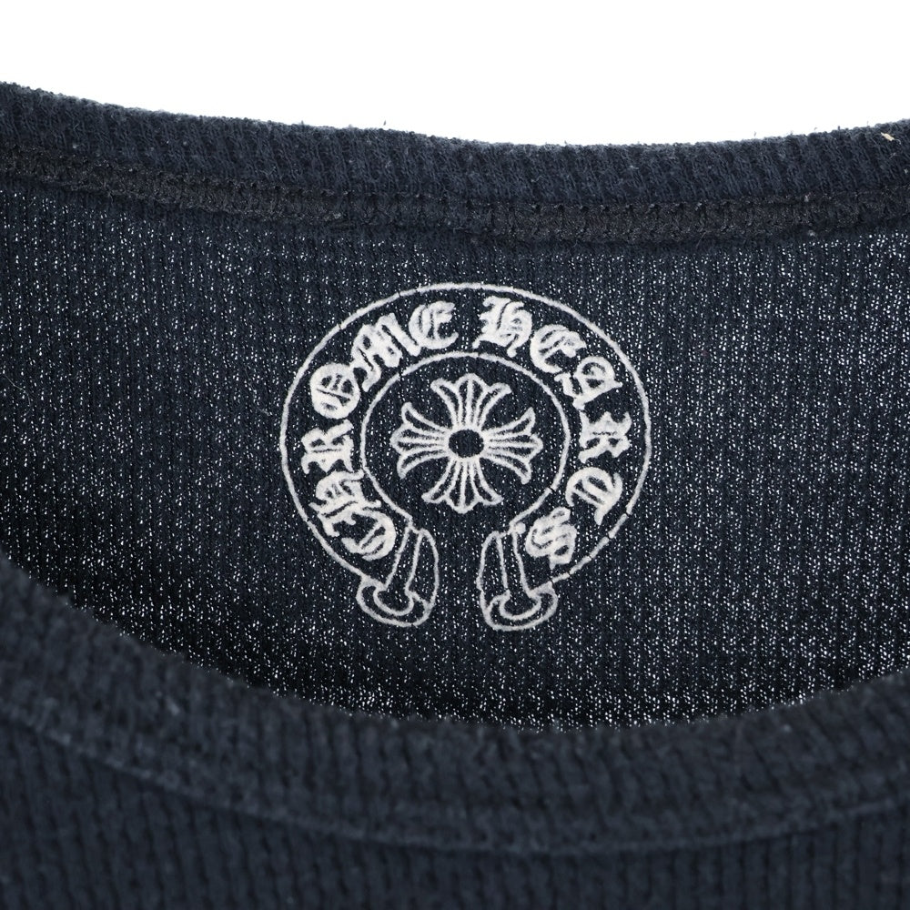 CHROME HEARTS(クロムハーツ) CH PLS THERMAL L/S TEE CHプラスプリント サーマル長袖Tシャツ カットソー ブラック
