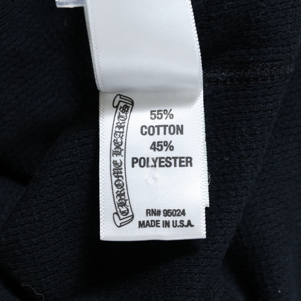 CHROME HEARTS(クロムハーツ) CH PLS THERMAL L/S TEE CHプラスプリント サーマル長袖Tシャツ カットソー ブラック