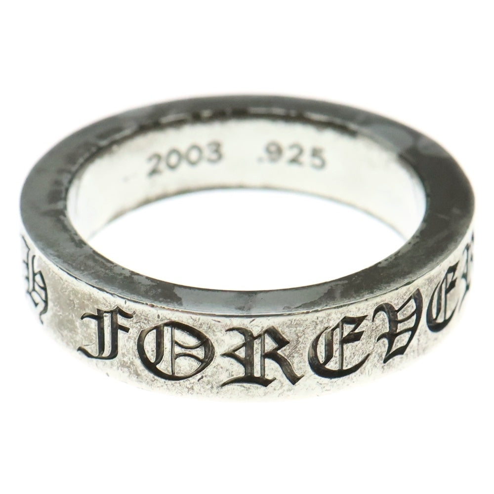 CHROME HEARTS(クロムハーツ) 6mm SPACER FOREVER 6mmスペーサーリング フォーエバーシルバー BCA337