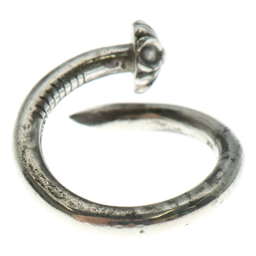 CHROME HEARTS(クロムハーツ) NAIL CRSBALL ネイル クロスボール リング シルバー BCA349