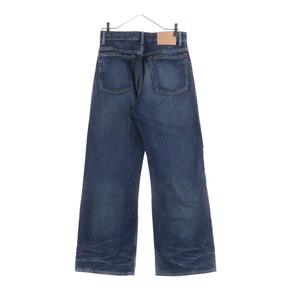 Acne Studios(アクネ ストゥディオズ) 2021M Broadway ウォッシュド加工 ルーズフィットデニムパンツ インディゴ