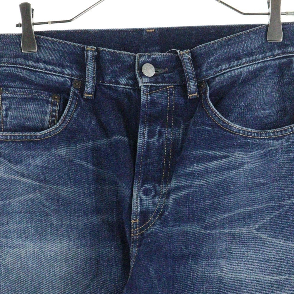 Acne Studios(アクネ ストゥディオズ) 2021M Broadway ウォッシュド加工 ルーズフィットデニムパンツ インディゴ