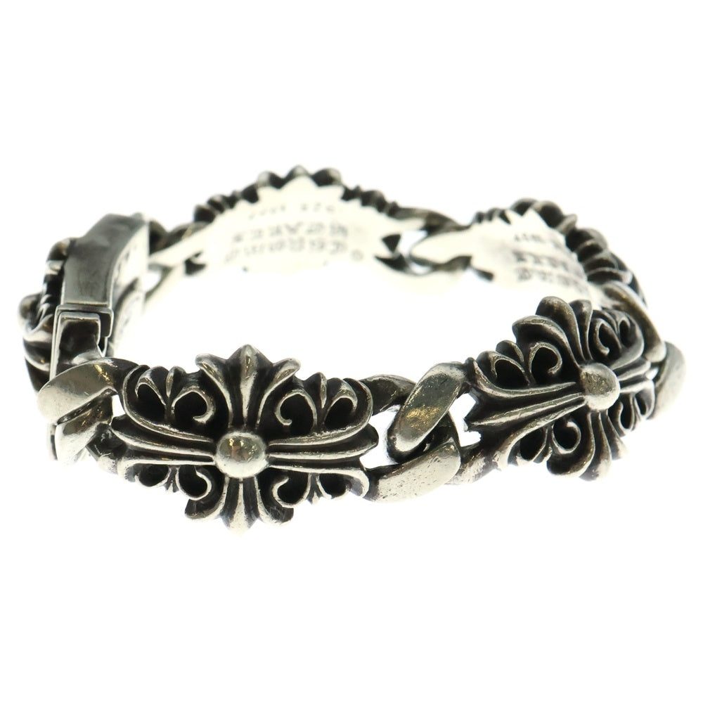 CHROME HEARTS(クロムハーツ) KEEPER LINK キーパーリンク シルバーブレスレット 4LINK BCA400
