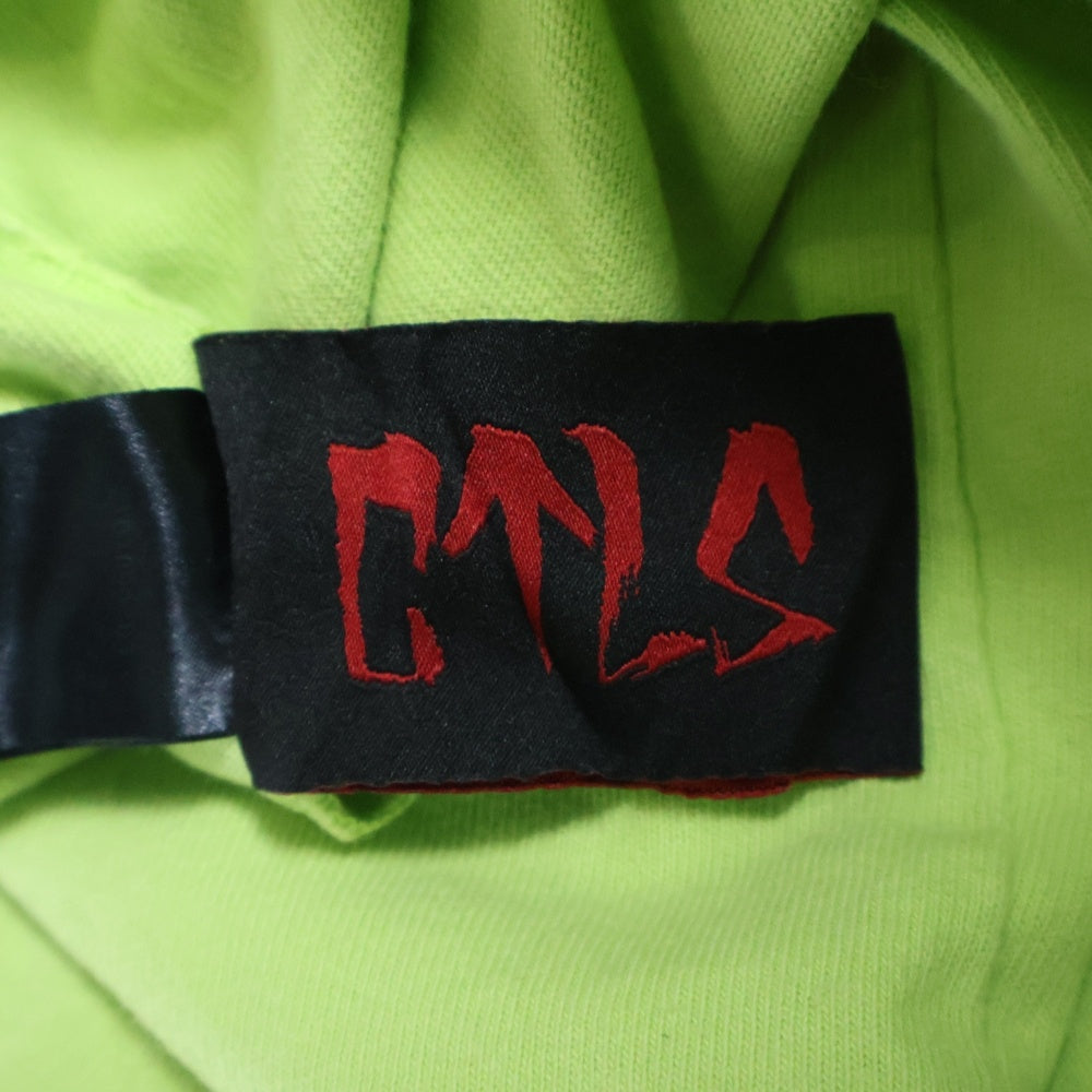 cvtvlist(カタリスト) 両面プリント 長袖Tシャツ ロンT カットソー イエロー