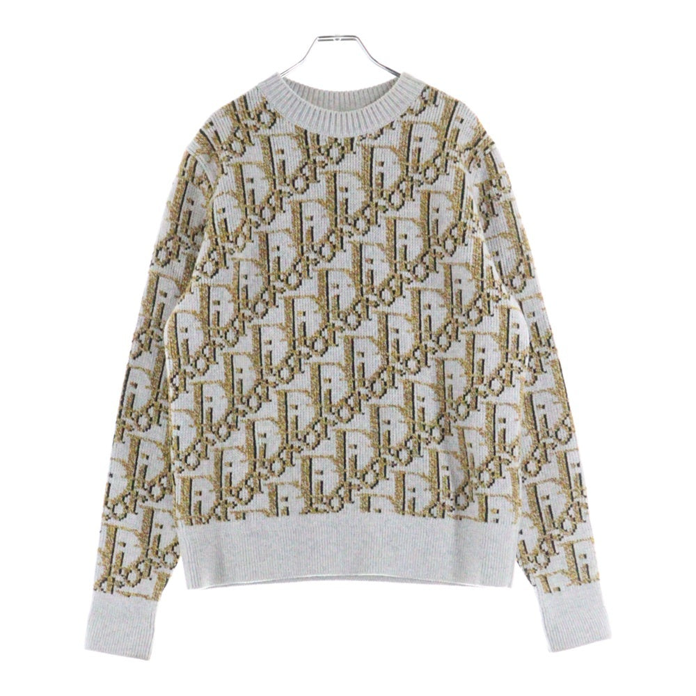 DIOR(ディオール) Oblique Sweater オブリーク グラフィック ウールニット セーター グレー 193M638AT393