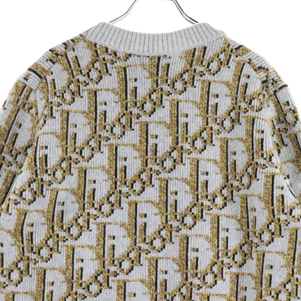 DIOR(ディオール) Oblique Sweater オブリーク グラフィック ウールニット セーター グレー 193M638AT393