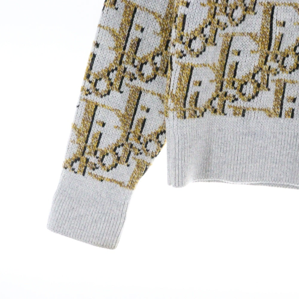DIOR(ディオール) Oblique Sweater オブリーク グラフィック ウールニット セーター グレー 193M638AT393