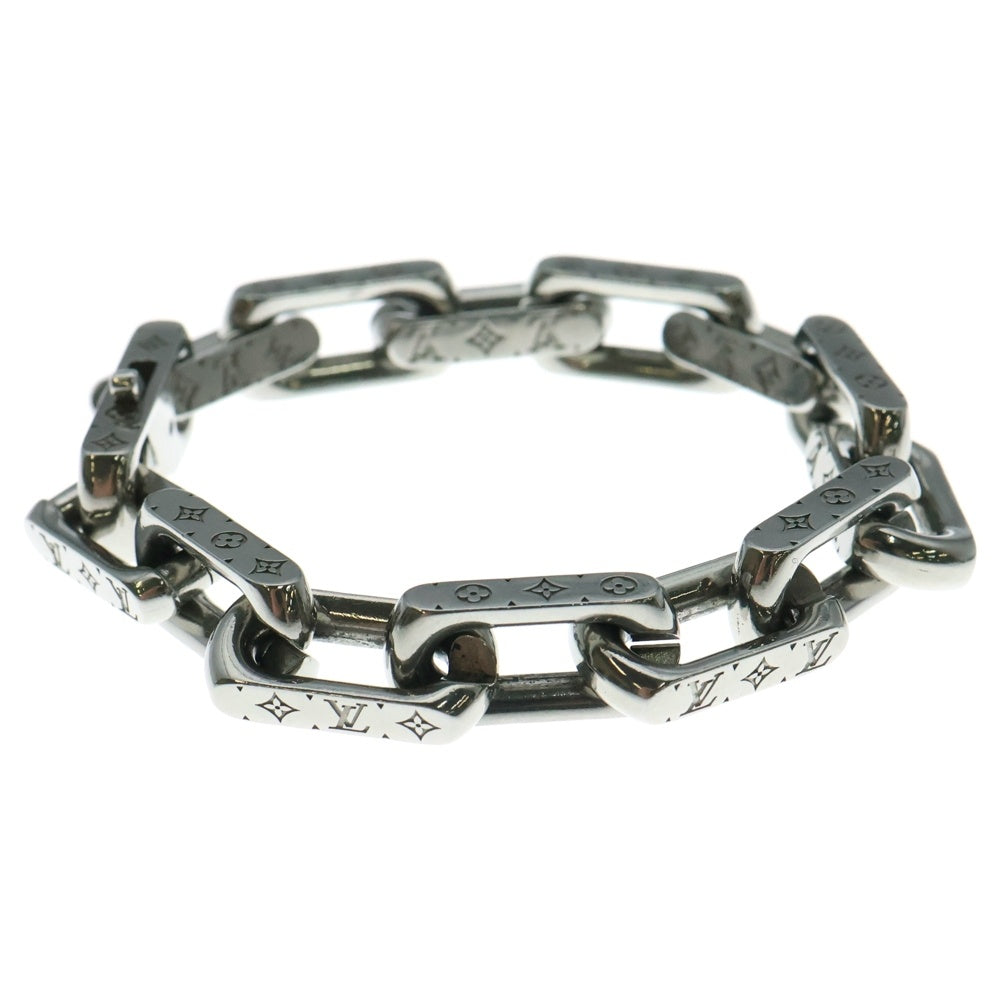 LOUIS VUITTON(ルイヴィトン) モノグラム チェーンブレスレット コリエ M00308 シルバー