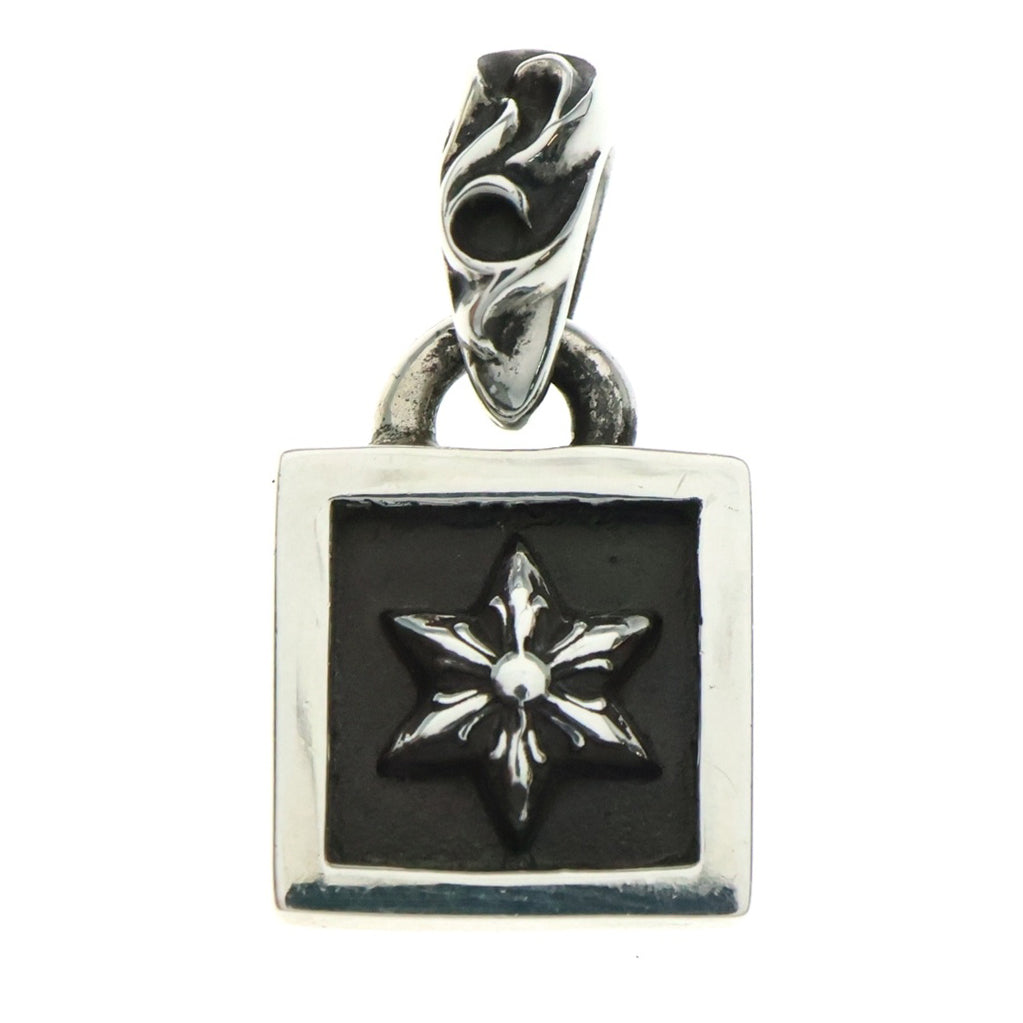 CHROME HEARTS(クロムハーツ) FRAMED STAR フレームドスター チャーム ネックレストップ シルバー