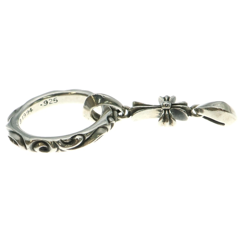 CHROME HEARTS(クロムハーツ) スクロール ベイビーファット サングラスアイウェアホルダー ネックレス シルバー