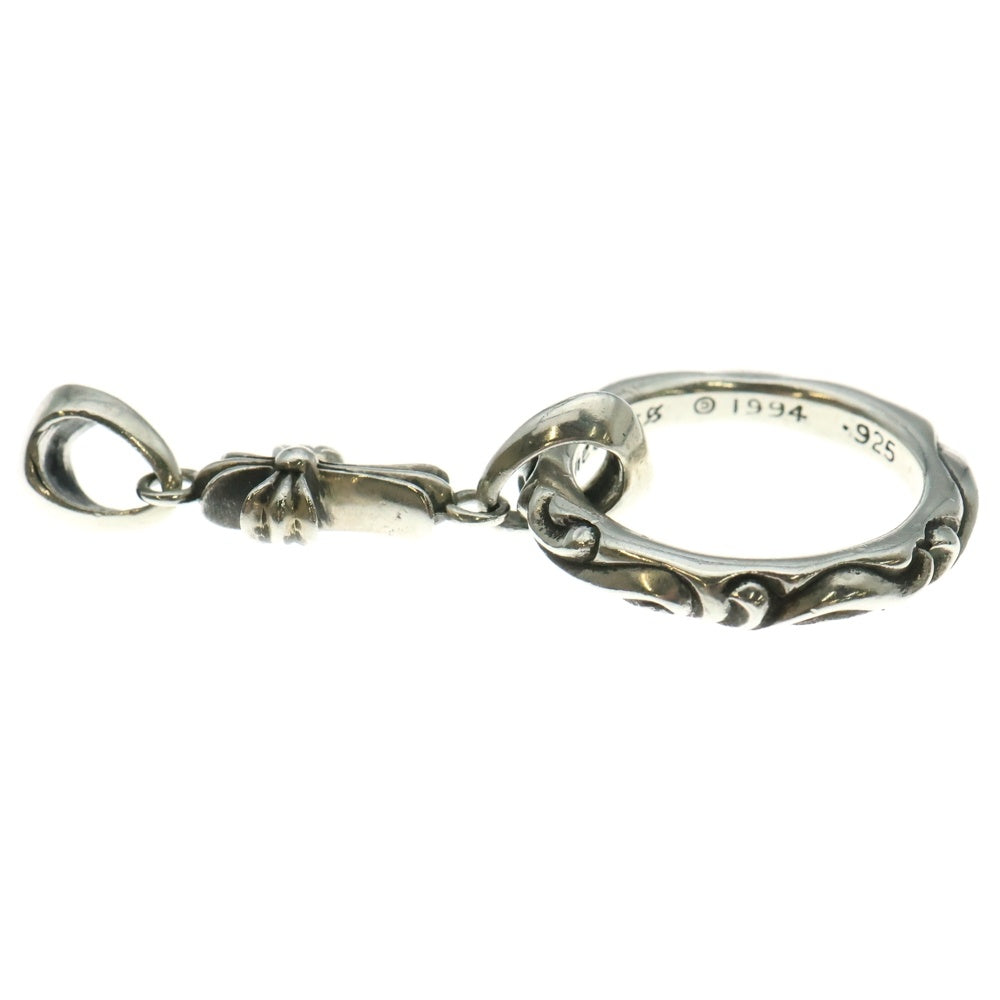 CHROME HEARTS(クロムハーツ) スクロール ベイビーファット サングラスアイウェアホルダー ネックレス シルバー