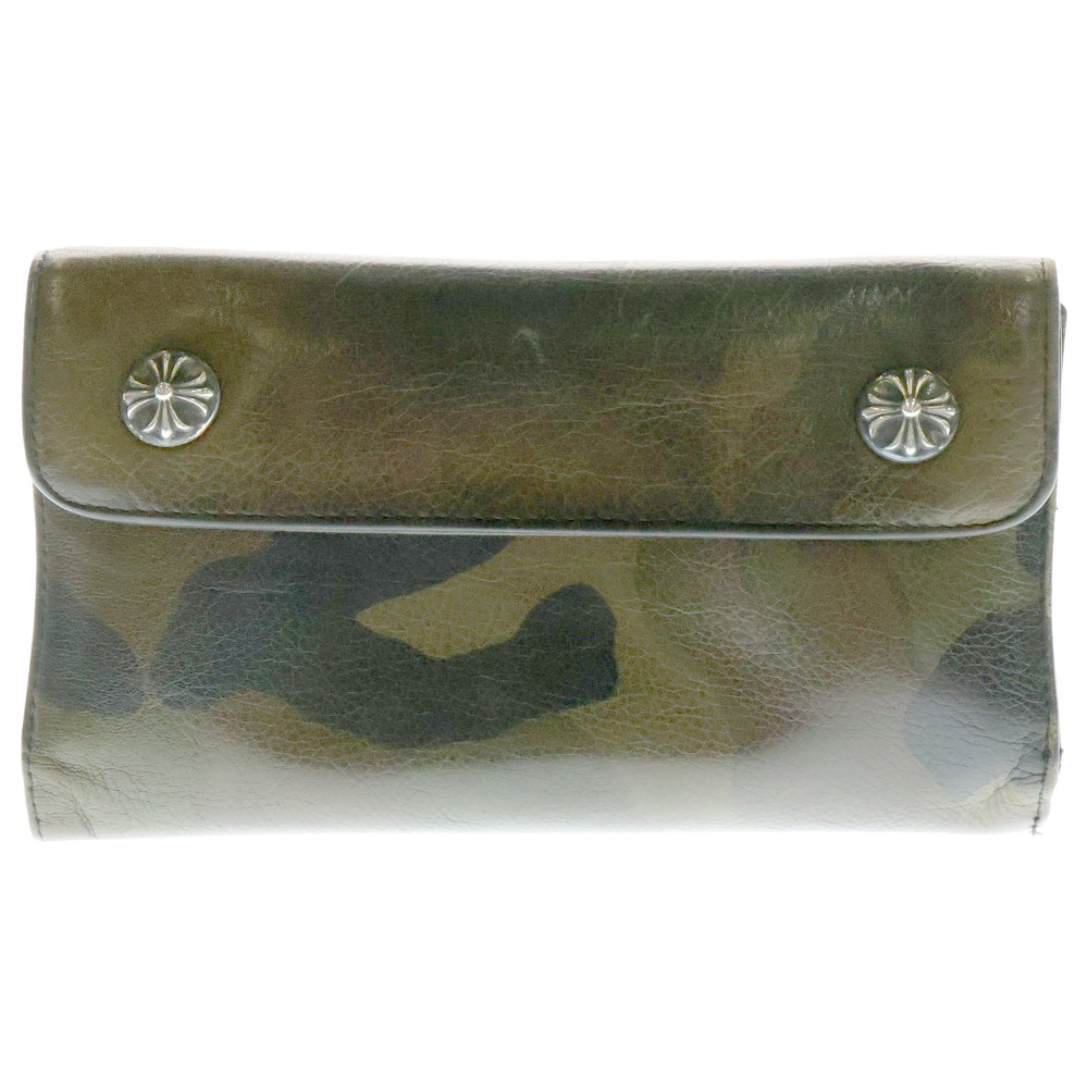 CHROME HEARTS(クロムハーツ) WAVE ウェーブ レザーウォレット 財布 カモ