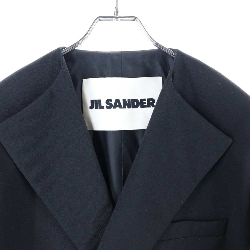 JIL SANDER(ジルサンダー) 24SS オーバーサイズ 1Bシングルテーラードジャケット ブラック J21BN0166
