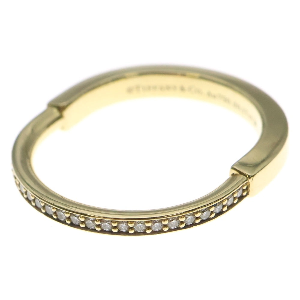 TIFFANY&Co(ティファニー) K18YG ロック ダイヤ リング 指輪 イエローゴールド